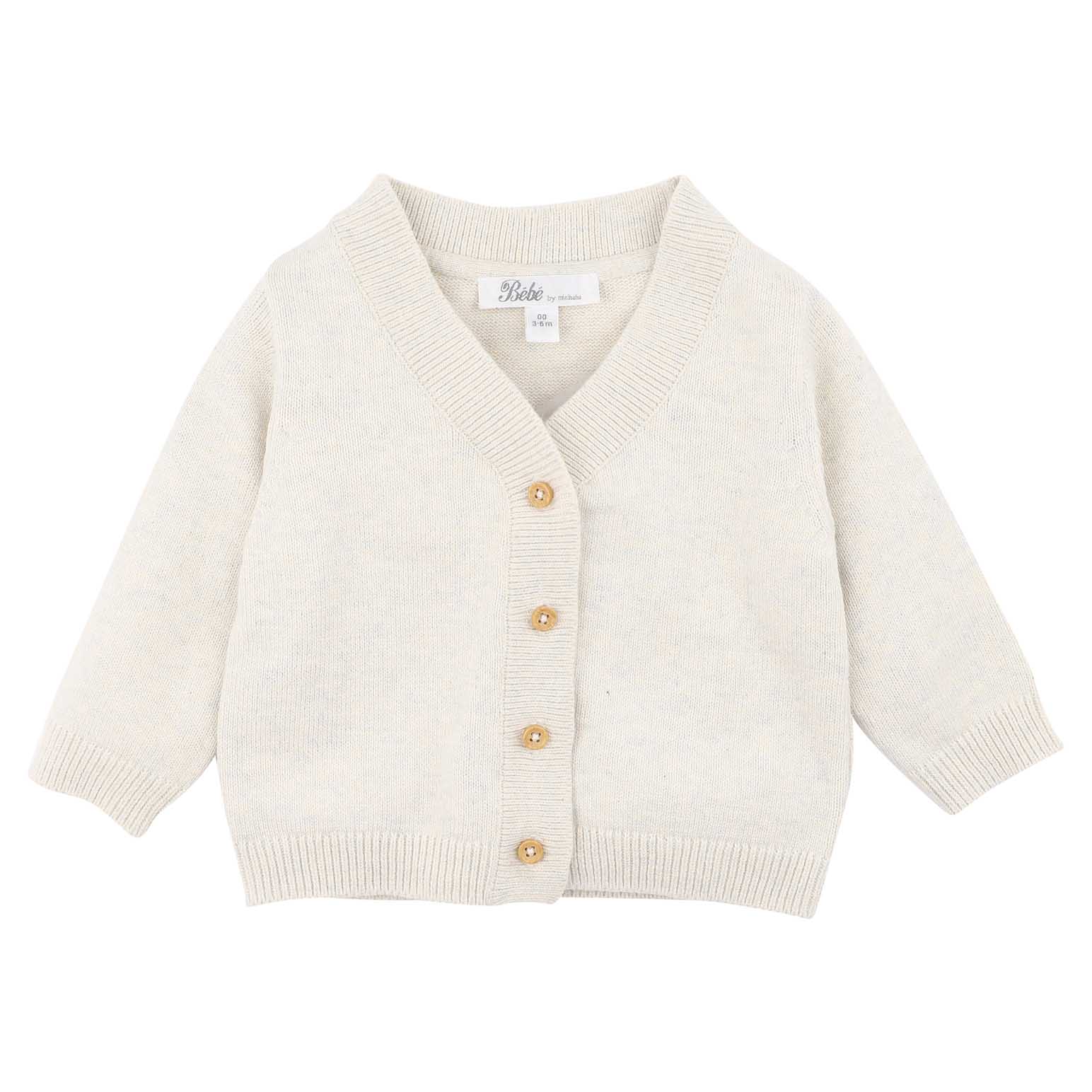 B&eacute;b&eacute; Brady Cotton Marl Cardigan